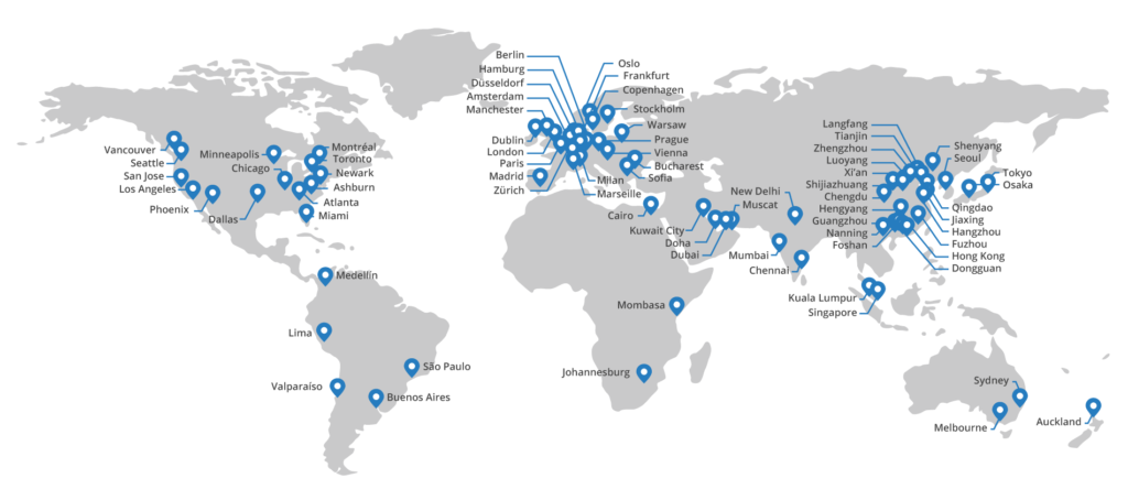 CloudFlare Network Map