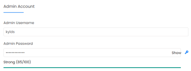 phpList Softaculous install - administration access