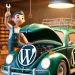 Un technicien qui optimise une auto WordPress
